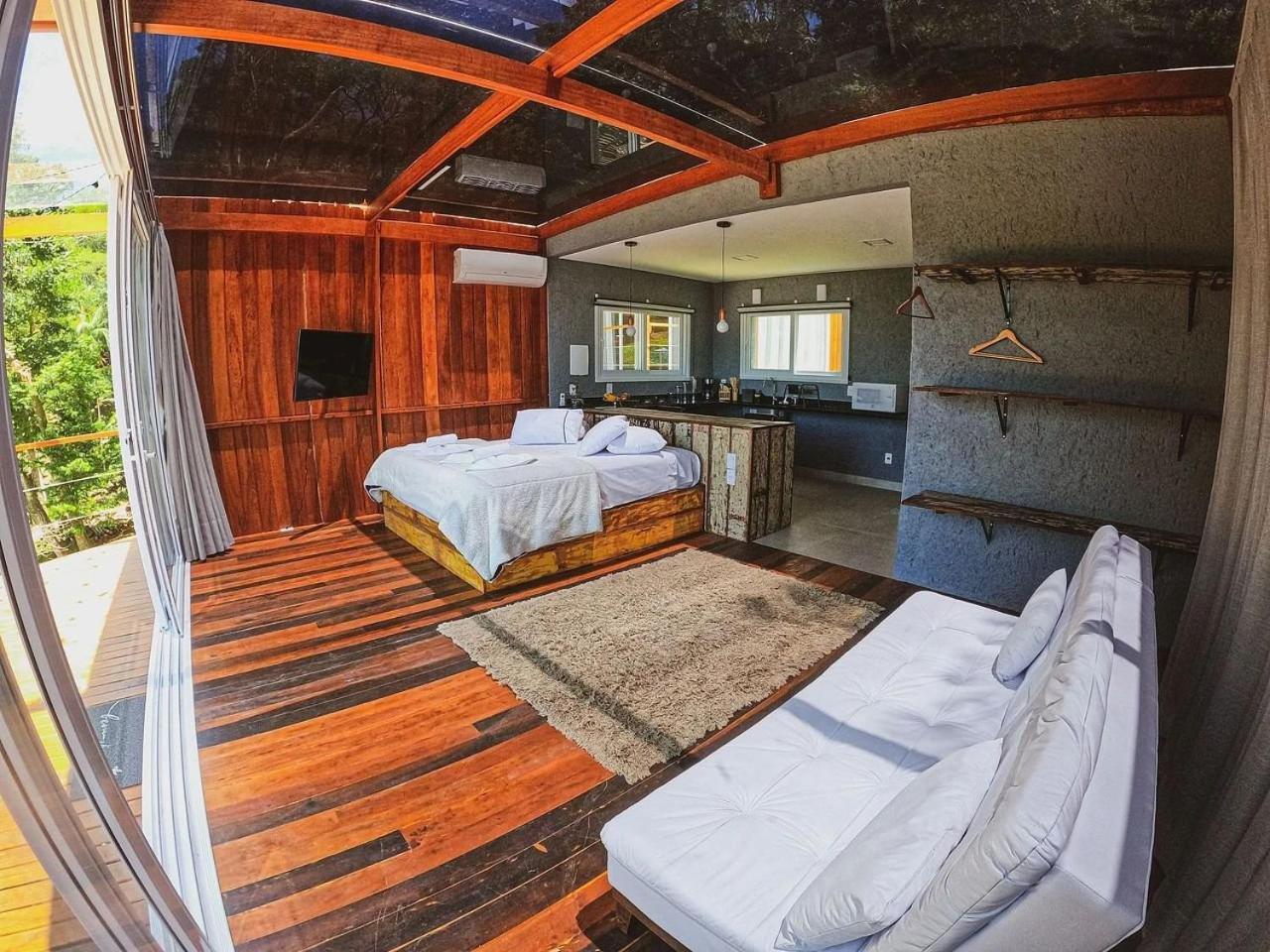Florianópolis Casa De Vidro Alto Padrao - Hospedar Com Proposito 빌라 외부 사진