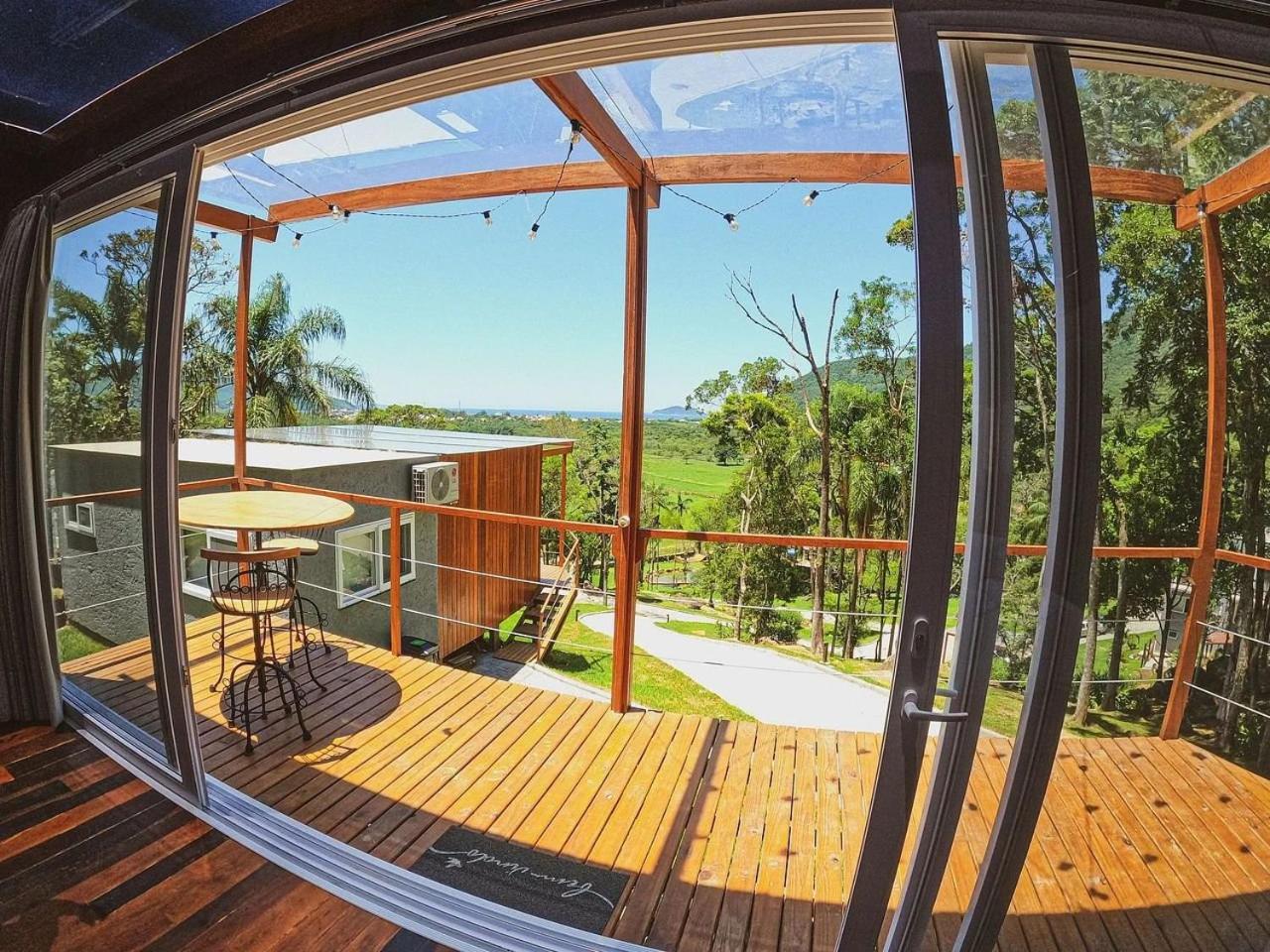 Florianópolis Casa De Vidro Alto Padrao - Hospedar Com Proposito 빌라 외부 사진