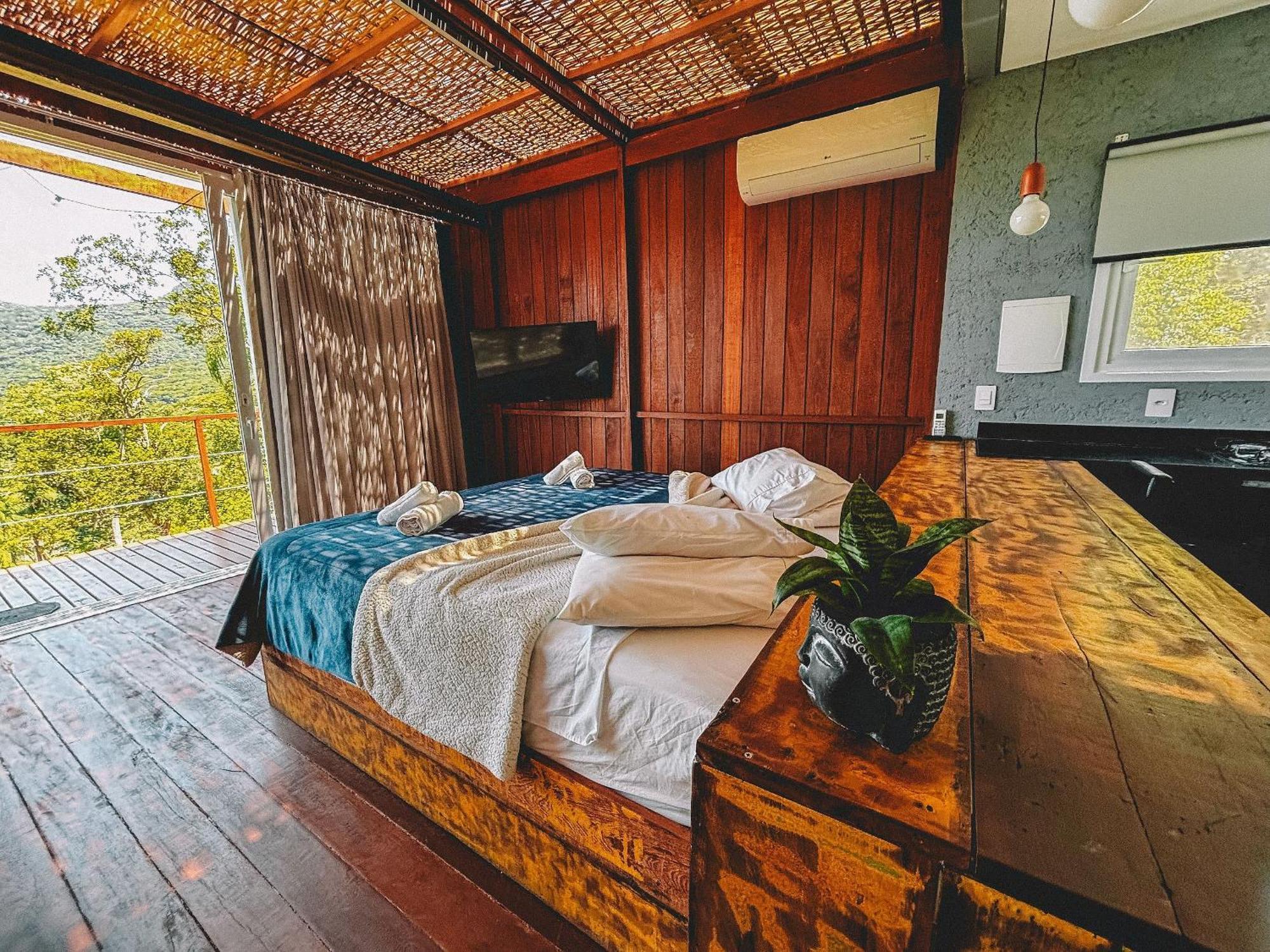 Florianópolis Casa De Vidro Alto Padrao - Hospedar Com Proposito 빌라 외부 사진